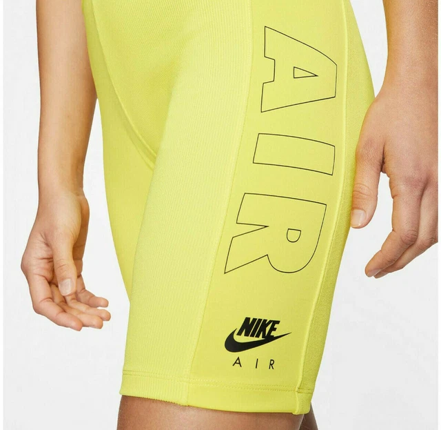 Nike air biker shorts yellow deals