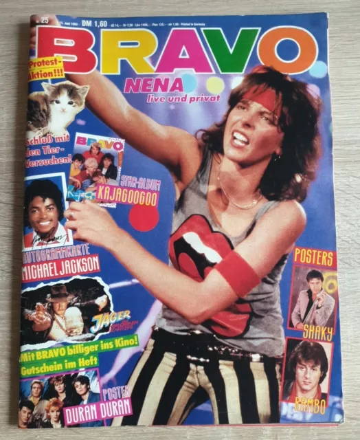 Bravo 25/1983 - Nena - Michael Jackson - Kajagoogoo - Peter Schilling - Komplett