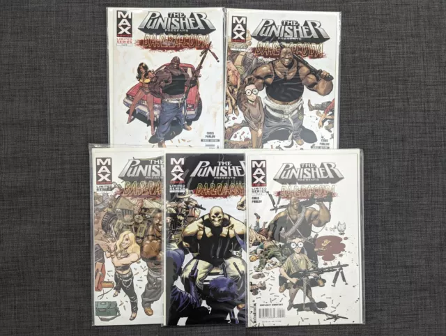Marvel MAX Comics: The Punisher presents Barracuda issues 1-5 by Garth Ennis