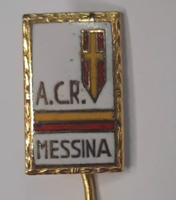 Distintivo calcio ⚽ MESSINA pin SICILIA badge spilla SPILLONE