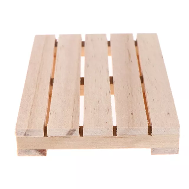 1PC Mini Wooden Pallet Beverage Coasters for Hot and Cold Drinks Wood Pal~mj