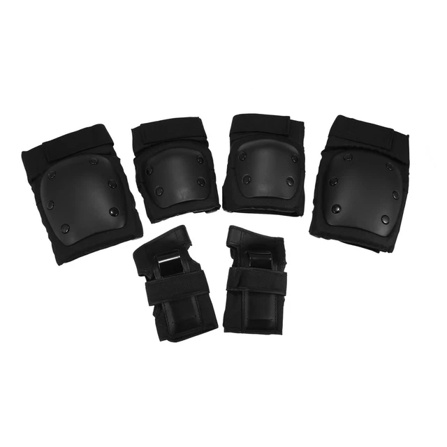 6 pezzi paragomiti moto adulti protezione polso M taglia nero