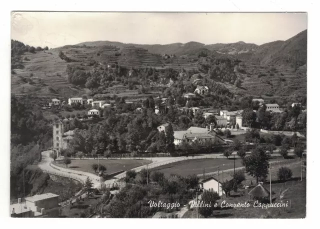 Cartolina Viaggiata Voltaggio Alessandria Villini E Convento Cappuccini