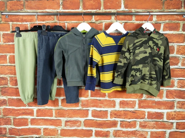 Baby Boys Bundle Age 18-24 Months Gap Zara Etc Joggers Hoodie Jacket Camo 92Cm