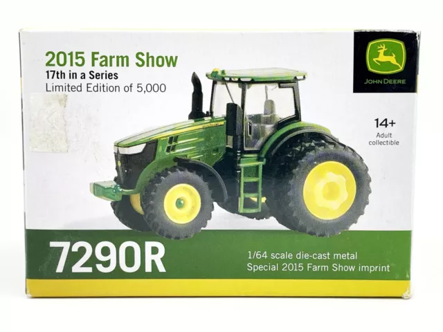 1/64 John Deere 7290R Fwa Tractor, 2015 Farm Show