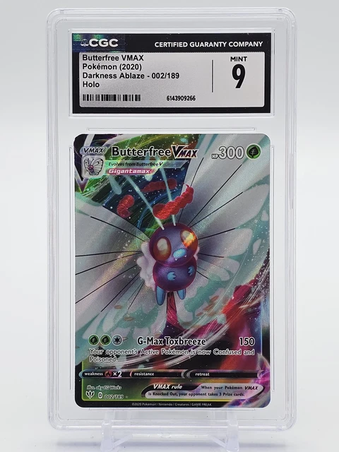 butterfree v pokemon card 001/189 Darkness Ablaze Grass HP Butterfree V 2020 Sword &