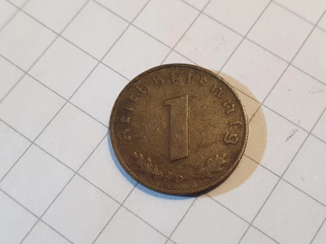 0730: German Reich Third Reich 1 Reichspfennig 1937 D
