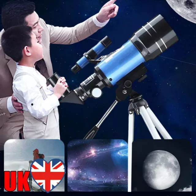 Telescope for Adults&Kids 300mm Portable Telescope 15X-150X Convenient Durable