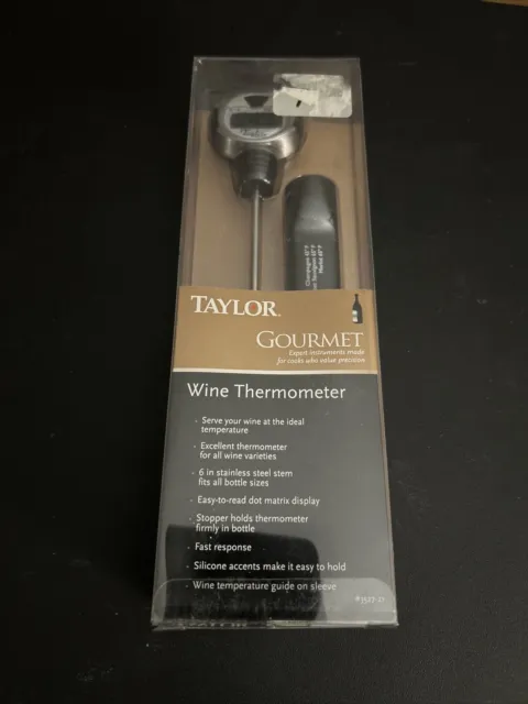 Wine Thermometer TAYLOR GOURMET Connoisseur series BRAND NEW!!
