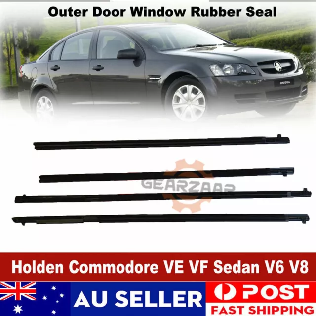 For Holden commodore VE VF WAGON V6 V8 Outer Door Weather Window Rubber Seal