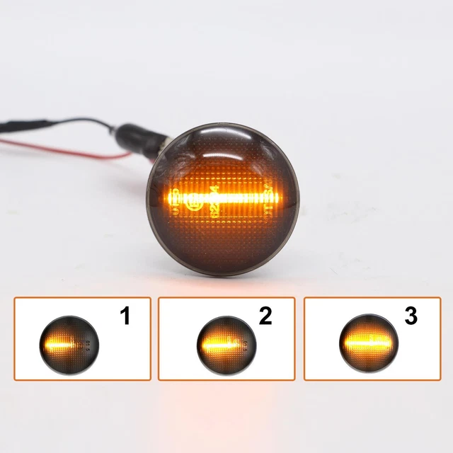 LED FLASHING SIDE Flashing Smoke Lights For Land Rover Range Rover L322