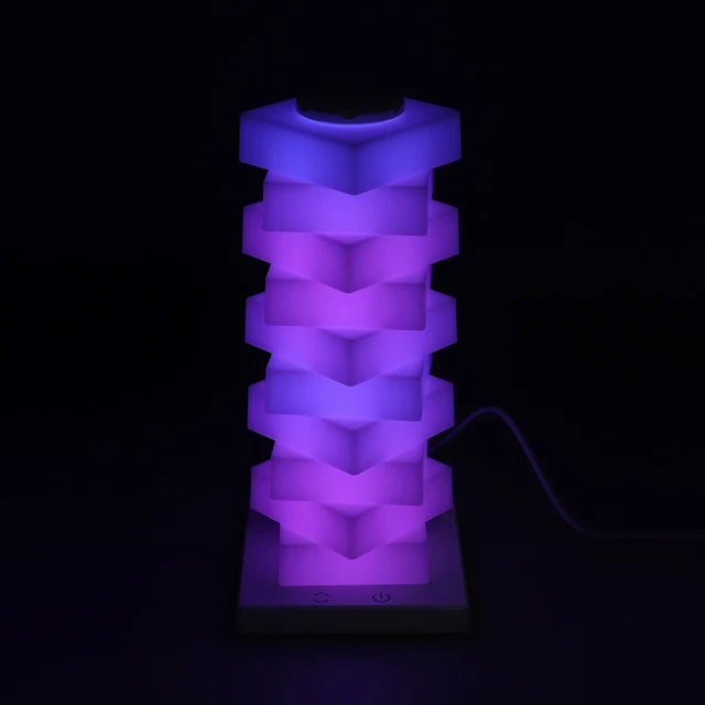 STACKABLE LED LAMP USB 5V Plug In RGB Touch Lamp For Bedroom £30.55