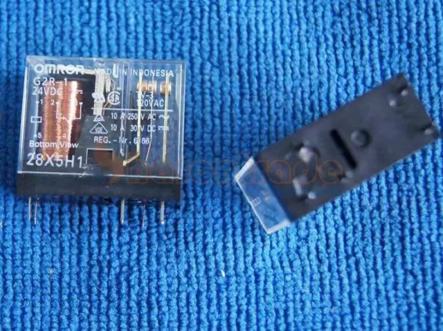 5Pcs Omron Relay Dip-5 G2R-1-24Vdc G2R-1-Dc24 G2R-1-24V G2R-1-Dc24V