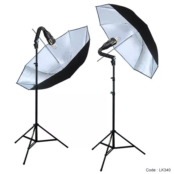 Photography Stand Studio Flash Strobe Slave Light Lighting Kit