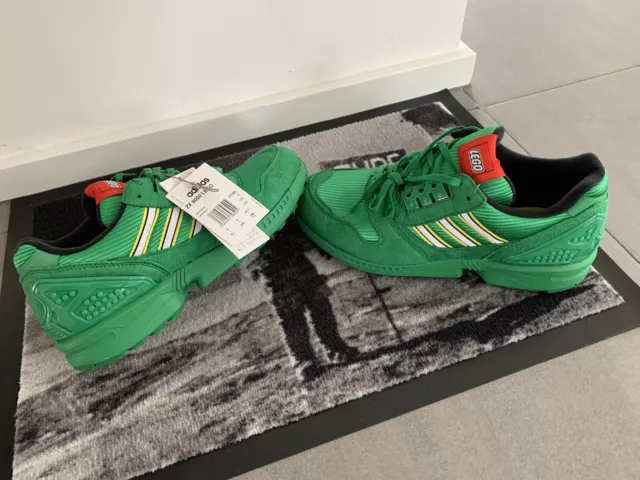 adidas ZX 8000 LEGO Color Pack Green. US 9.5 EU 43 1/3