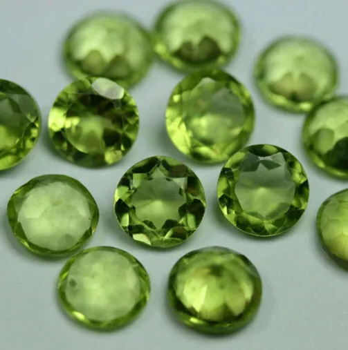 1x Peridot Rund Apfelgrün 1,7mm, 2mm, 2,5mm, 3mm, 3,5mm, 4mm, 4,5mm, 5mm