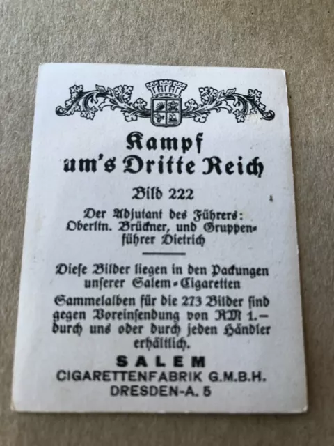 1 Sammelbild Deutsche Geschichte NR. 222