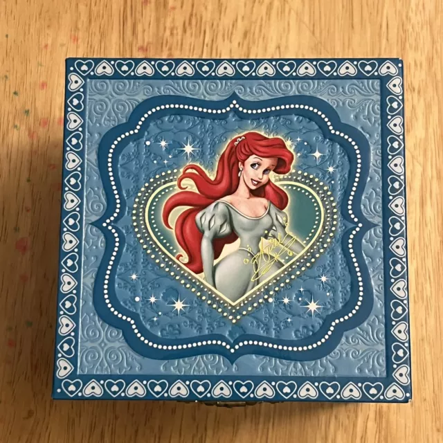 Disney Little Mermaid Music Jewelry Box 1988 Under The Sea