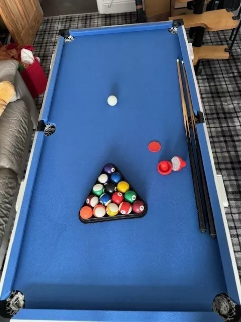 5ft Folding Pool and Air Hockey Table