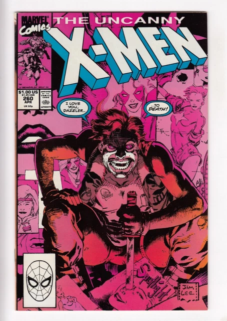 UNCANNY X-MEN #260 (1990-04) Vol 1 MARVEL Claremont Silvestri Fenris Twins HIGH