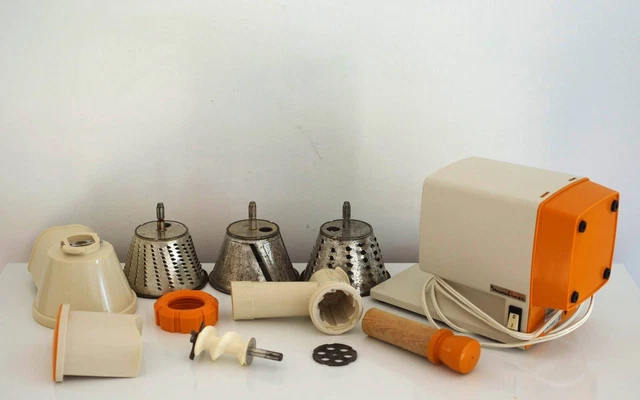 Moulinex Jeannette Robot Culinaire Type 243 Vintage France Orange Juicer Hachoir
