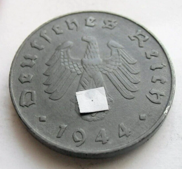 (304)GERMAN 3rd REICH 1944 E - 10 REICHSPFENNIG WWII COIN