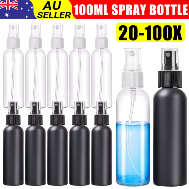 20-100x Plastic Empty Fine Mist Spray Bottles Perfume Liquid Atomizer Portable