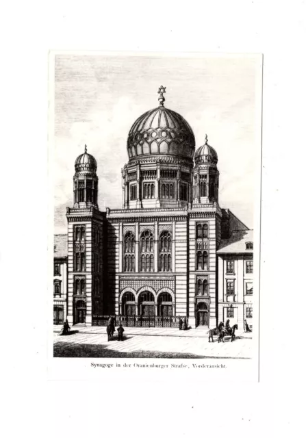 AK Ansichtskarte / Foto Alt-Berlin / Synagoge in der Oranienburger Straße