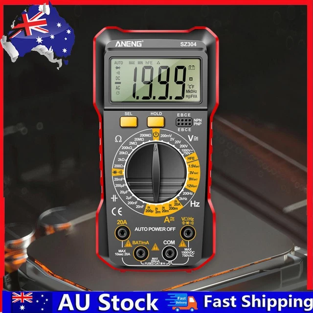 AC/DC Voltage Tester Large Screen Voltage Detector Auto-Ranging Electrical Tools