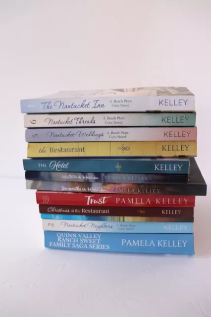 12 BOOK LOT of Pamela Kelley - A Beach Plum Cove Novel Series and More