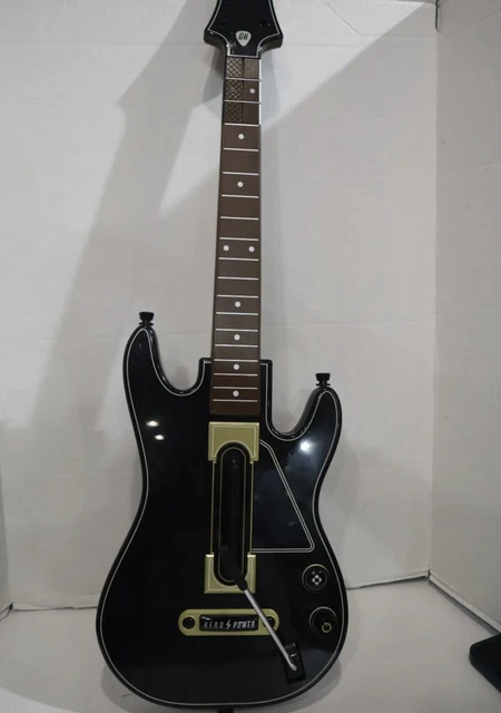 Activision Guitar Hero Power Wireless Guitar Xbox 360 PS3 Black Gold no dongle Activision Guitar Hero Power Wireless Guitar Xbox 360 PS3 Black Gold no dongle
