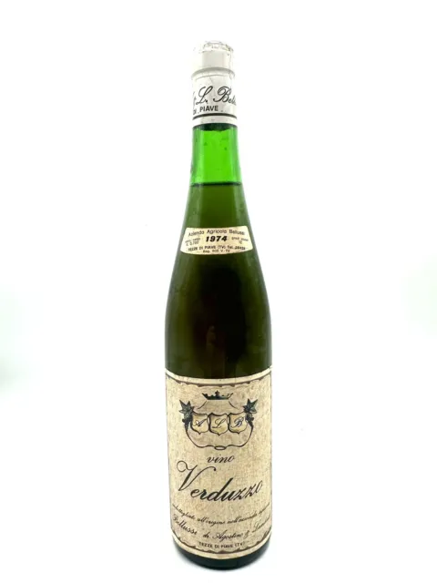 Vintage Vino Bianco Verduzzo 1974 Bellussi 72cl 12%