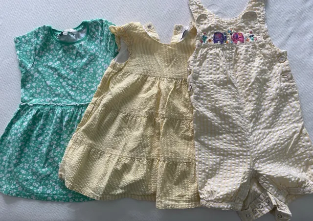 baby girl summer clothes 12-18 months bundle