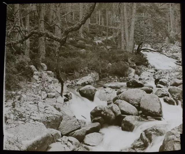 Magic Lantern Slide GARRAWALT - BALMORAL C1897 VICTORIAN PHOTO SCOTLAND