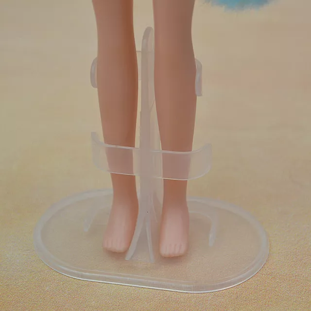 10pcs/lot Transparent Doll Stand Display Leg Holder Accessories For 30cm Dolls