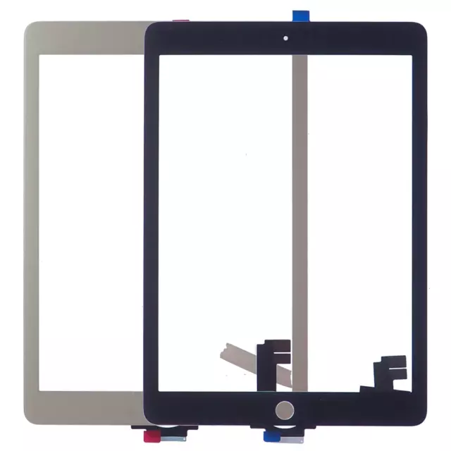 Touchscreen Digitizer Display Glas Scheibe Front für iPad Air 2 Schwarz Weiss