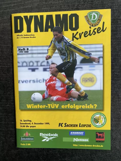 RL 1999/00 1. FC Dynamo Dresden - FC Sachsen Leipzig, 04.12.1999 - Jose Nogueira