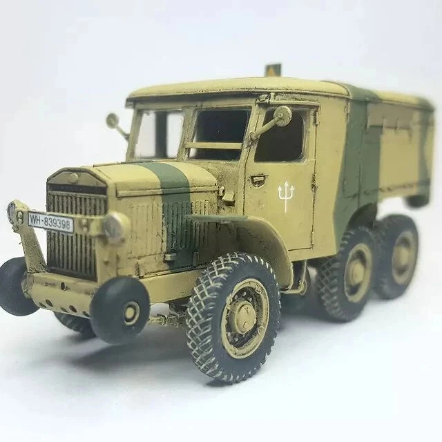 Kit In Resina UNIC P107 Conversione Tedesca Con Cannone PaK 36, Scala 1/72, ALBY, Edizione Limitata