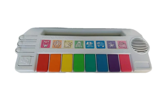 VINTAGE PLAYSKOOL TALKING Animal Keyboard Toddler Electronic Toy