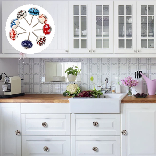 8 Pcs Jewerly Case Knobs Handle Cabinet Door Knobs Kitchen Cabinet 7