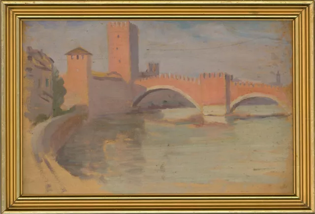 Mid 20th Century Oil - The Old Town Walls