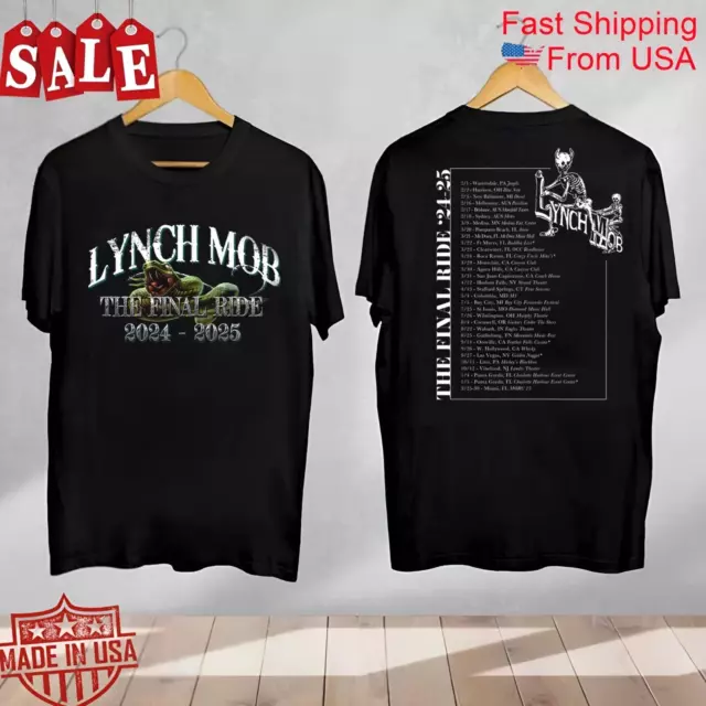 Lynch Mob the final ride 2024-2025 Gift For Fans Unisex All Size Shirt