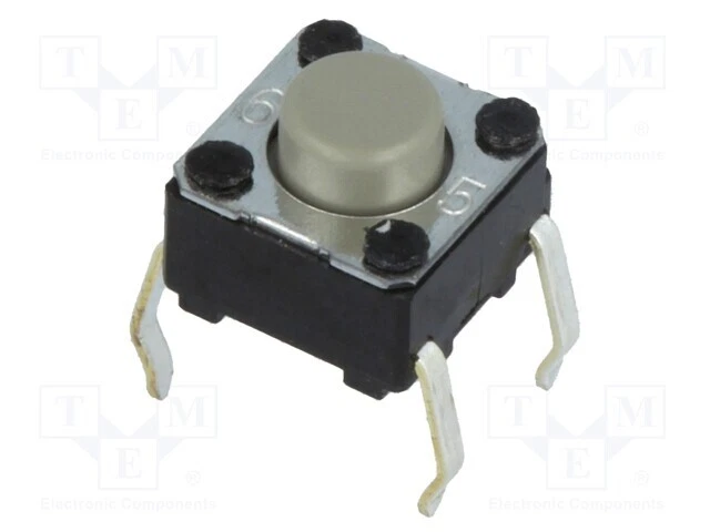 Microcommutateur Tactile MEC 15451 - DPST-NO + DPST-NC | Pour Montage PCB | 0,025A/120VDC | 2 Positions
