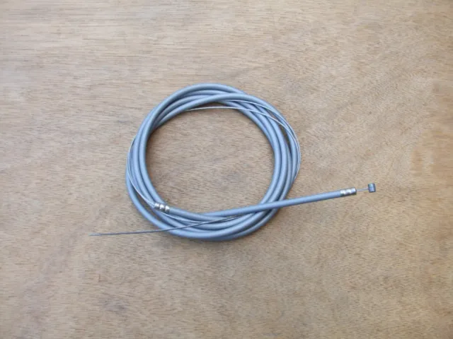 Lambretta  Extra Long  Throttle  Cable   - Grey - Brand New