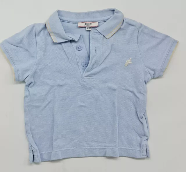 Original Bébé Designer Shirt Polo De Jacadi Paris Taille 18M 80 86