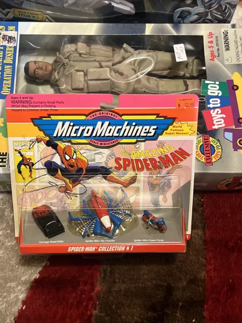 Micro Machines Spider-Man | Colección Carnage #1 ¡NUEVO 1993 De colección EN CAJA!