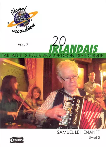 Accordion Diatonic Tablatures 20 Irish Tunes vol.2