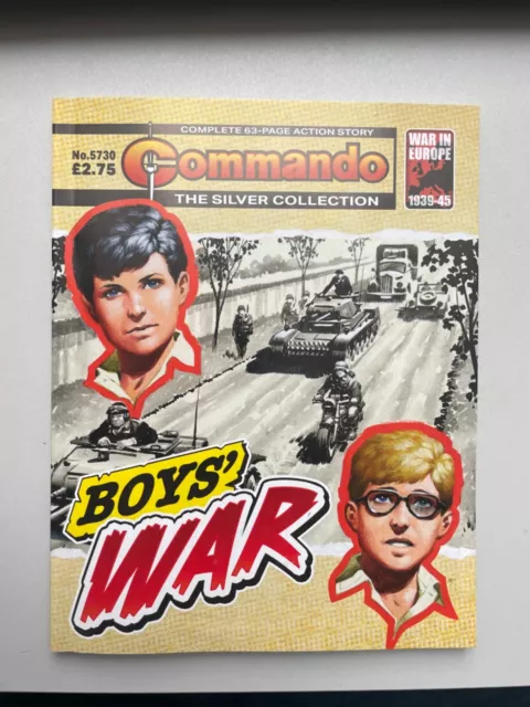 Commando Magazine No. 5730 Boys' War World War 2 II Comic book good condition