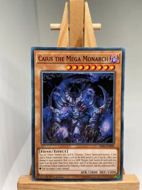 Caius The Mega Monarch - 1st Edition SR06-EN008 - NM - YuGiOh