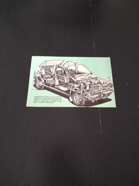 1972 Honda Life 36 Cv Xray Trasparenza Spaccato Tavola Ad Pub